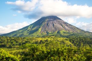 Arenal volcano. costa rica.